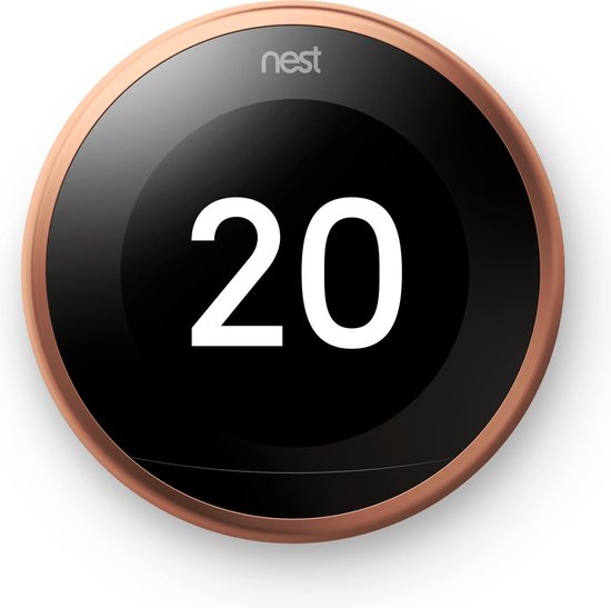 Google Nest Thermostaat Koper