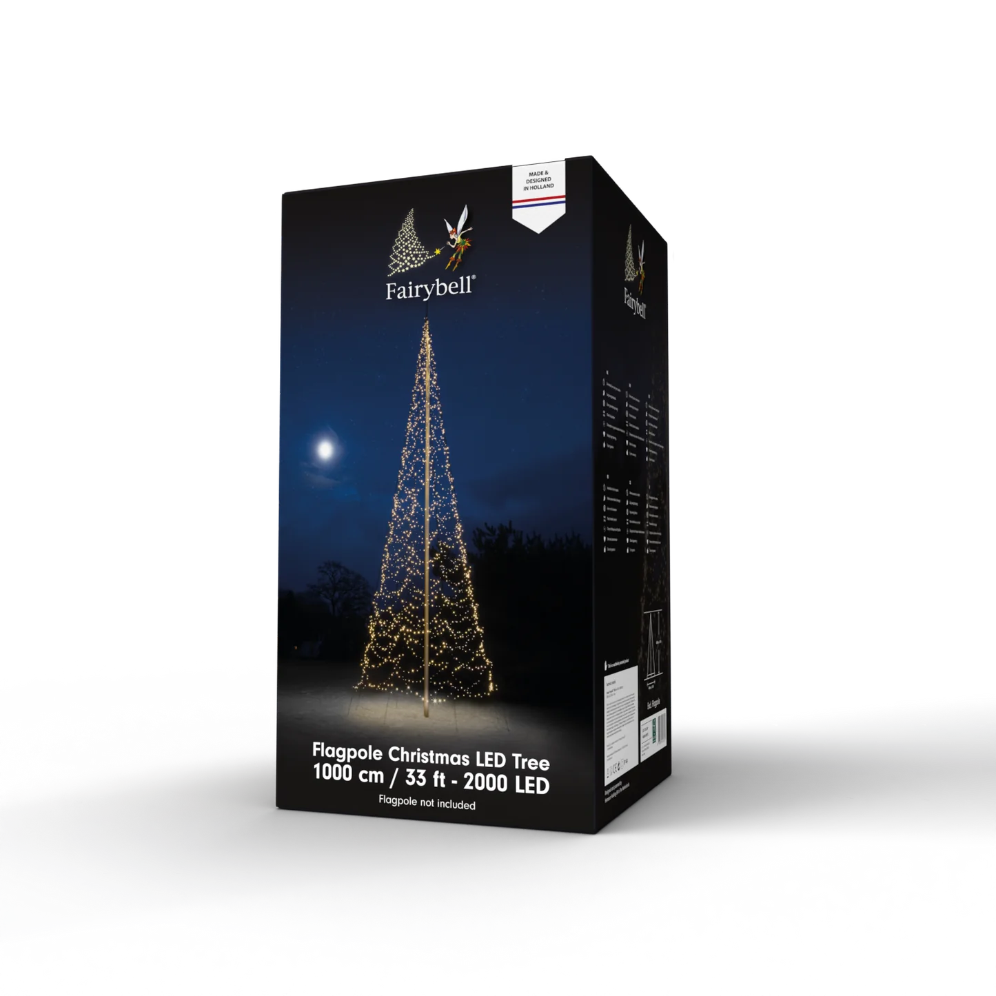 Fairybell | 10 meter | 2000 LED-lampjes | Warm wit